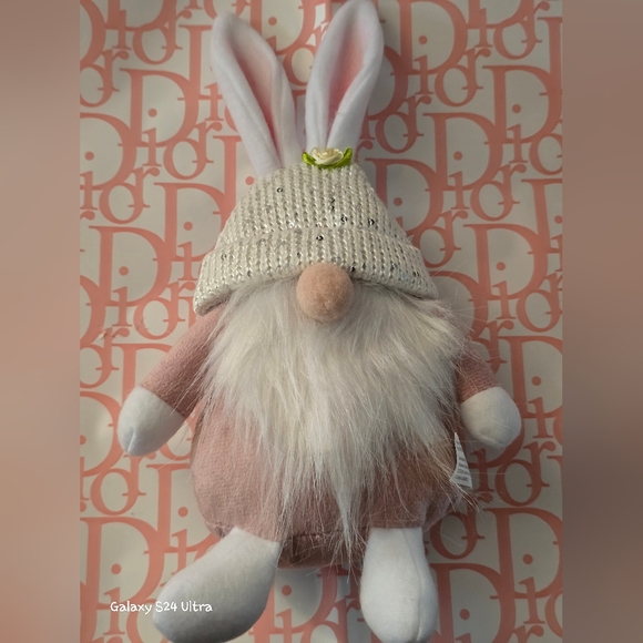 Easter Bunny Rabbit Gnome Plush Shelf Sitter Home Decor Toy NEW, Price For 1 - Picture 12 of 13